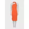 Orange dress with open back