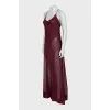 Transparent dress with thin straps