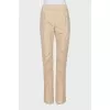 Silk trousers with arrows