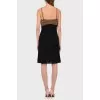 Dress with an insert on the chest