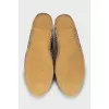 Leather espadrilles with stars