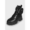 Monolith leather boots