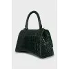 Hourglass leather bag