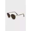 Spotted frame sunglasses