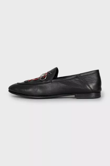 Men's loafers with signature embroidery