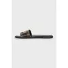Slippers with signature print
