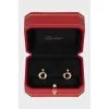 Trinity gold earrings