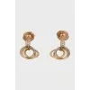 Trinity gold earrings
