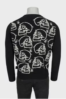 Muskoy sweater with skulls
