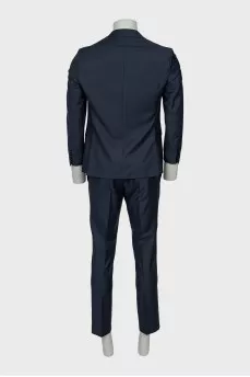 Men's blue suit