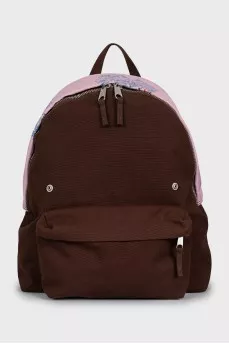 Men's textile backpack