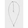 White gold necklace with diamonds