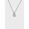 White gold necklace with diamonds