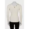 Slim fit cardigan with buttons