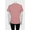 Pink T-shirt with logo