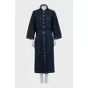 Denim dress with buttons