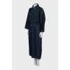 Denim dress with buttons