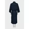 Denim dress with buttons