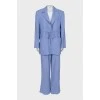 Linen suit with trousers