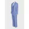 Linen suit with trousers