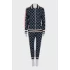 Tracksuit with a signature monogram