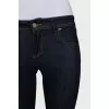 Skinny fit jeans with zippers