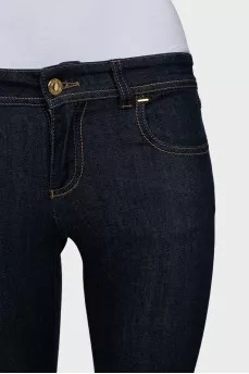 Джинсы skinny fit с молниям