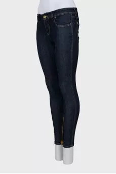 Джинсы skinny fit с молниям