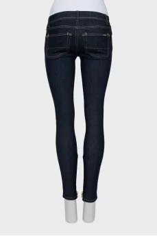 Джинсы skinny fit с молниям