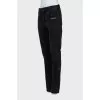 Jeans with slits at the bottom