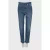 Skinny jeans with side embellishments