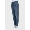 Skinny jeans with side embellishments