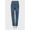 Skinny jeans with side embellishments