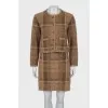 Cardigan and skirt suit