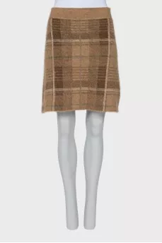 Cardigan and skirt suit