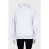Oversized hoodie with branded logo on the back