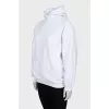 Oversized hoodie with branded logo on the back