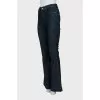 Mid-rise flared jeans
