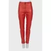 Trousers with zippers on the sides