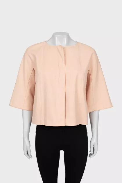 Straight jacket with buttons
