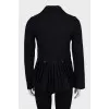 Double-breasted jacket with pleats