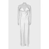 White maxi dress
