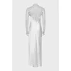 White maxi dress