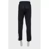Men's trousers with stripes and arrows