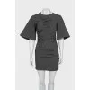 Pinstripe bodycon dress