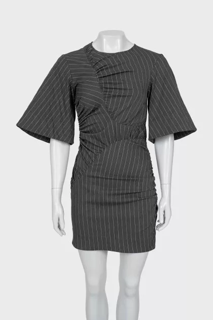 Pinstripe bodycon dress