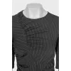 Pinstripe bodycon dress