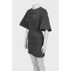 Pinstripe bodycon dress