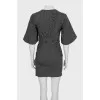 Pinstripe bodycon dress