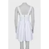 White sleeveless dress